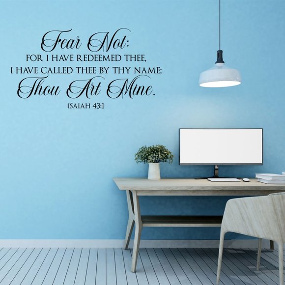 Isaiah 43:1 Wall Decal - Picture 4 of 9
